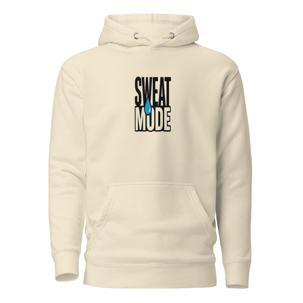 Sweat Mode bold minimal sports meme gym athlete hoodie sweatshirt ClutchMemes