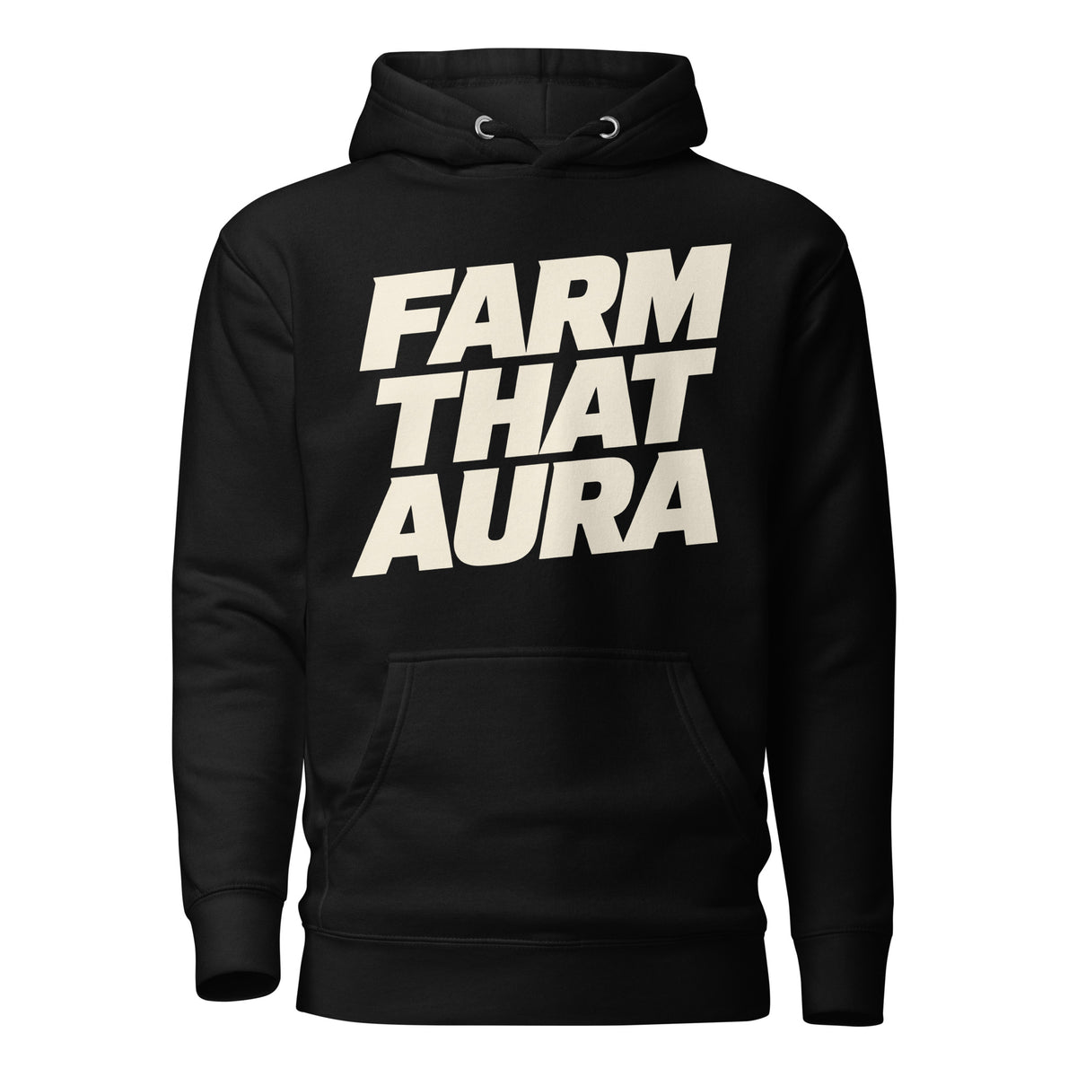 Farm That Aura hoodie in Black — ClutchMeme