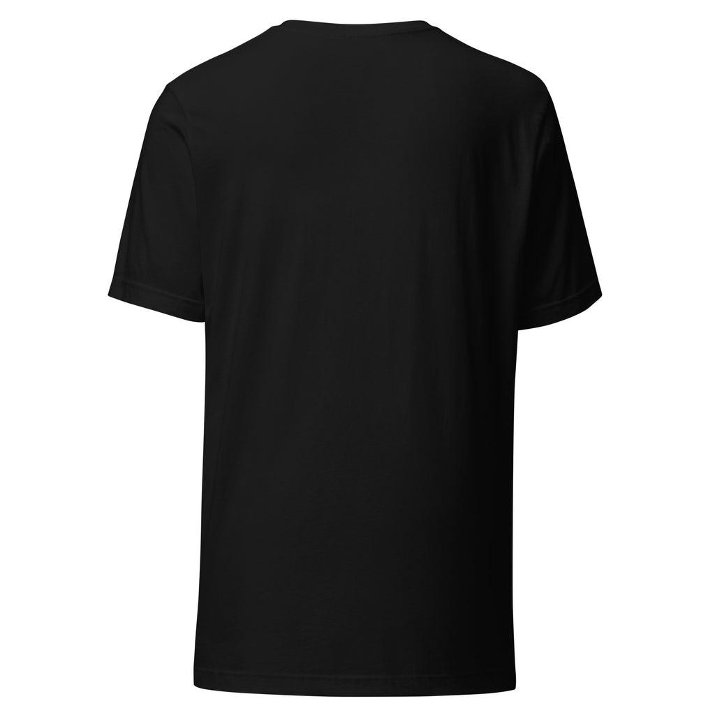 Lock In t-shirt in Black back view — ClutchMeme