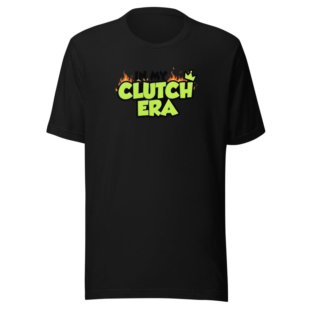 In My Clutch Era flame meme sports fan graphic t-shirt funny tee ClutchMemes