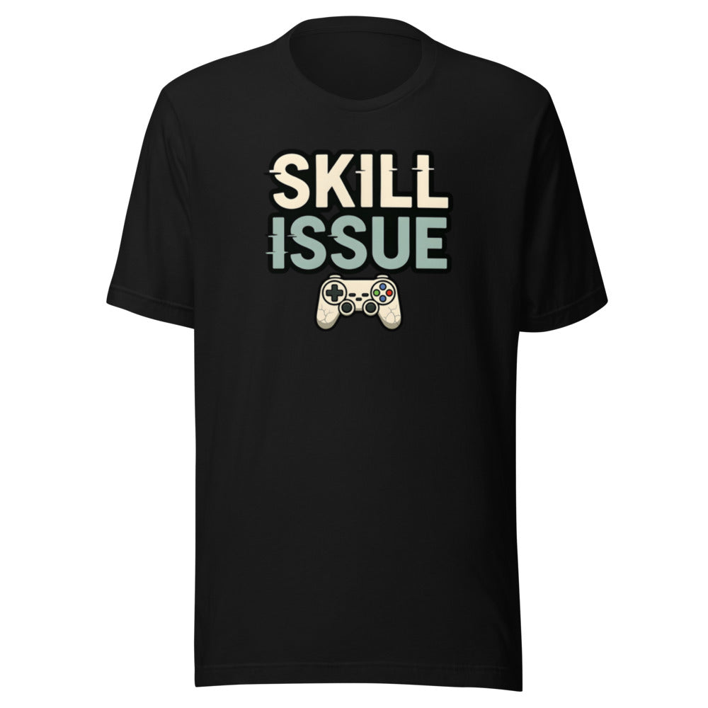 Skill Issue gaming sports crossover meme graphic t-shirt funny tee ClutchMemes
