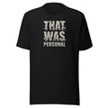 That Was Personal cracked stone meme sports motivation graphic t-shirt ClutchMemes