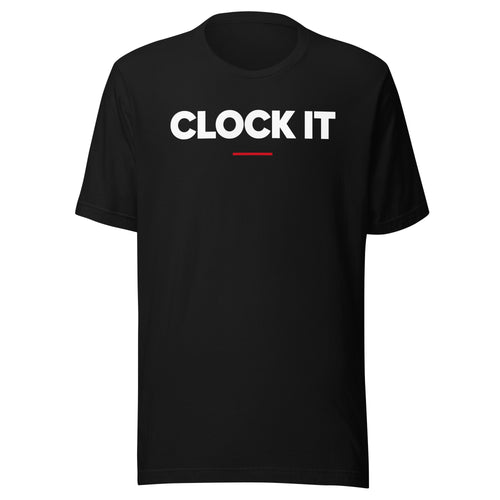 Clock It t-shirt in Black — ClutchMeme