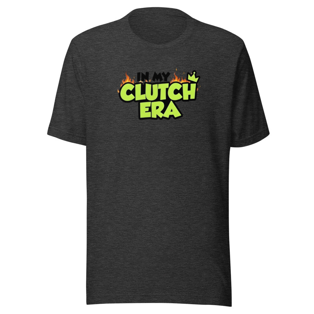 In My Clutch Era flame meme sports fan graphic t-shirt funny tee ClutchMemes