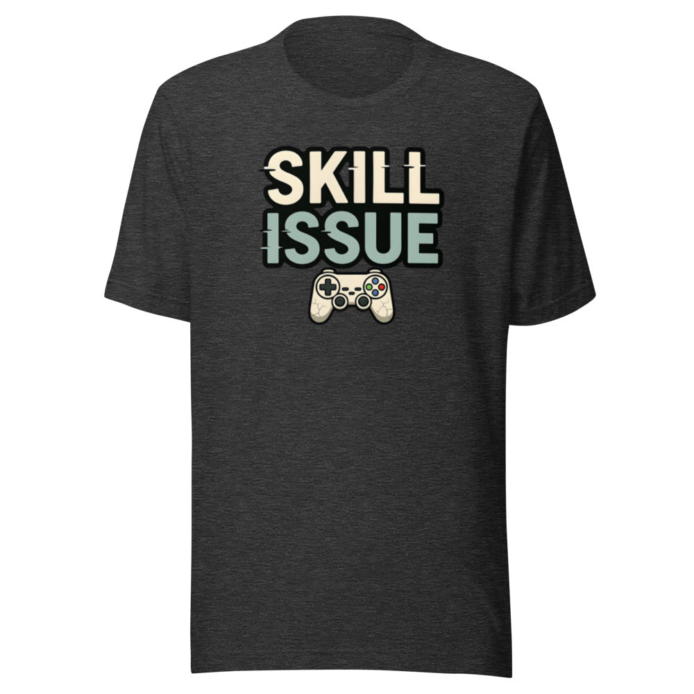 Skill Issue gaming sports crossover meme graphic t-shirt funny tee ClutchMemes