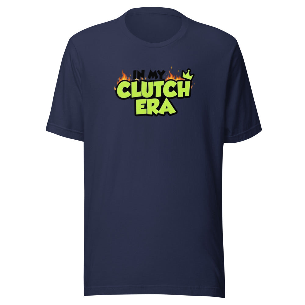 In My Clutch Era flame meme sports fan graphic t-shirt funny tee ClutchMemes