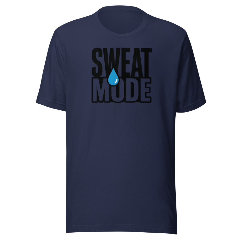 Sweat Mode bold minimal sports meme gym athlete graphic t-shirt ClutchMemes