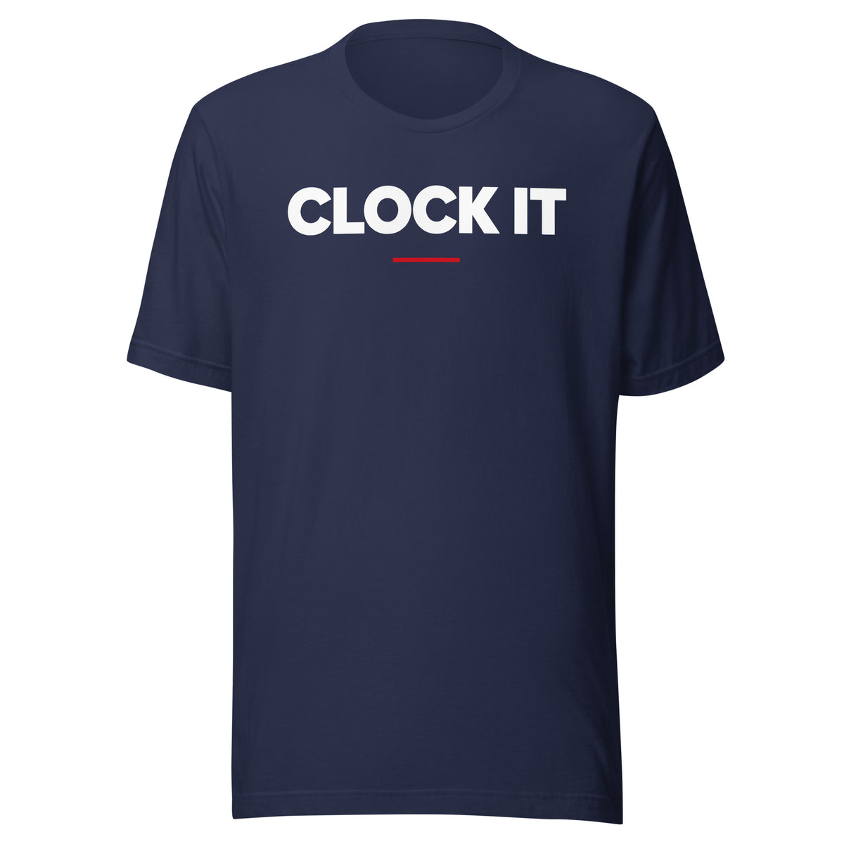 Clock It t-shirt in Navy — ClutchMeme