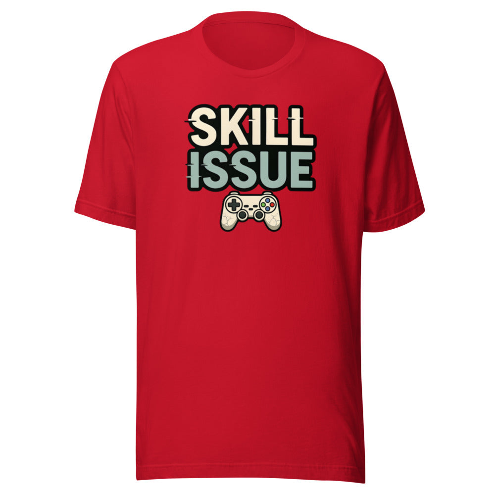 Skill Issue gaming sports crossover meme graphic t-shirt funny tee ClutchMemes