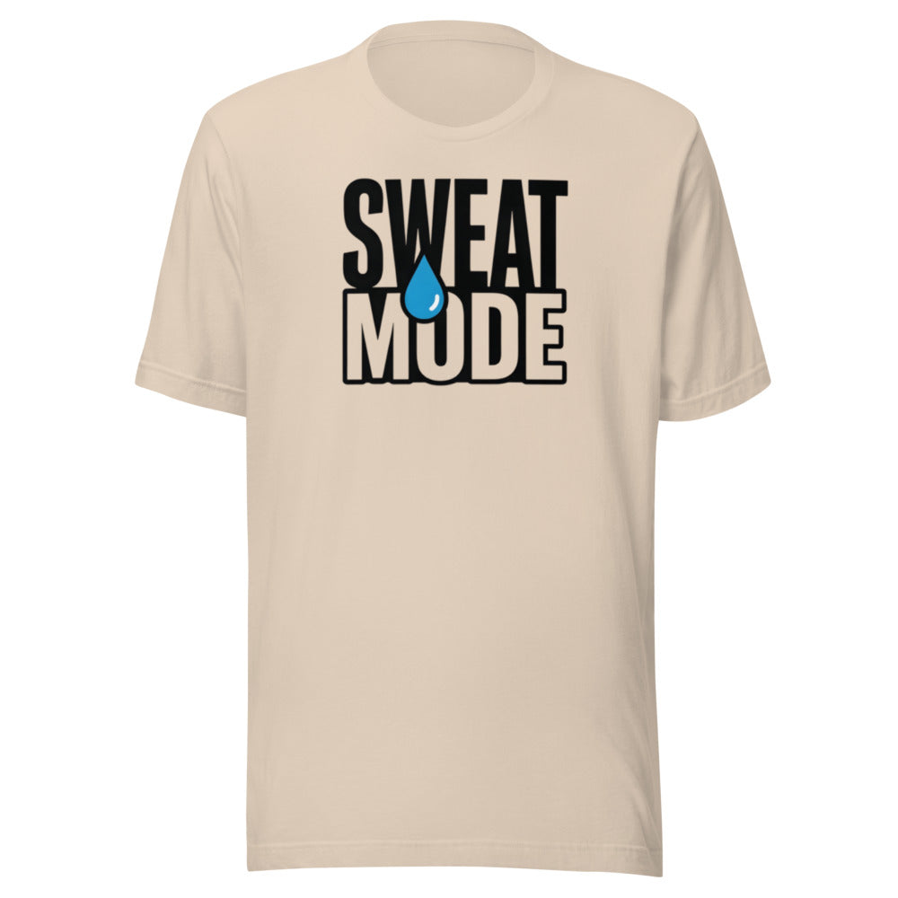 Sweat Mode bold minimal sports meme gym athlete graphic t-shirt ClutchMemes