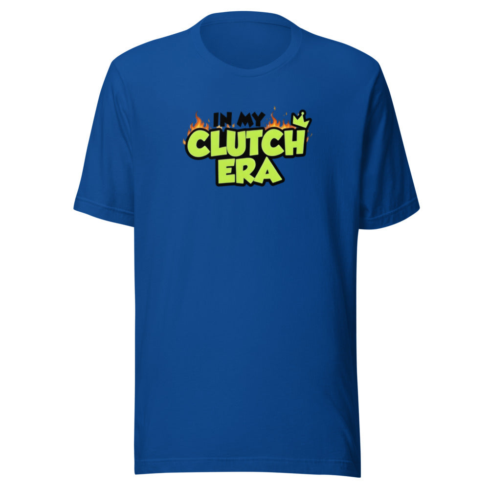 In My Clutch Era flame meme sports fan graphic t-shirt funny tee ClutchMemes