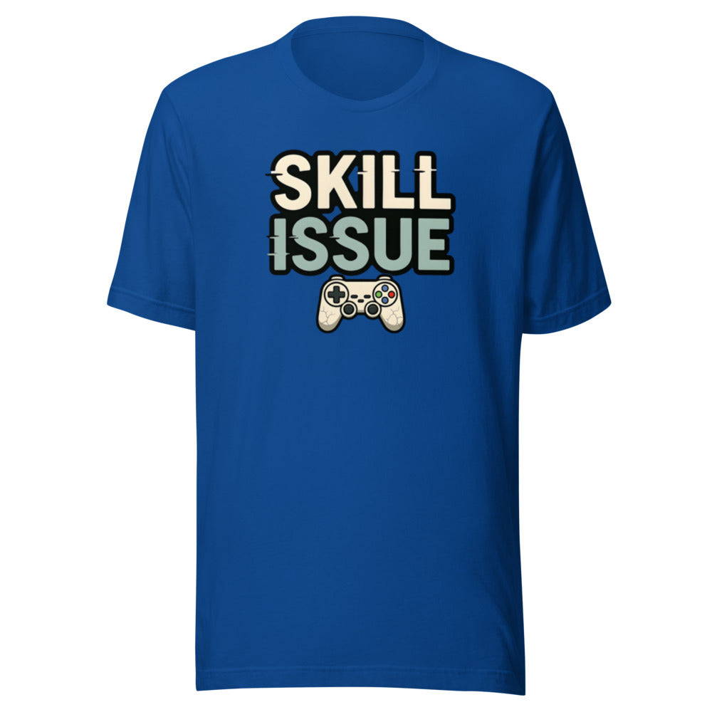 Skill Issue gaming sports crossover meme graphic t-shirt funny tee ClutchMemes
