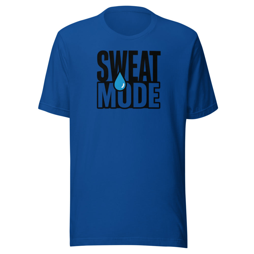 Sweat Mode bold minimal sports meme gym athlete graphic t-shirt ClutchMemes