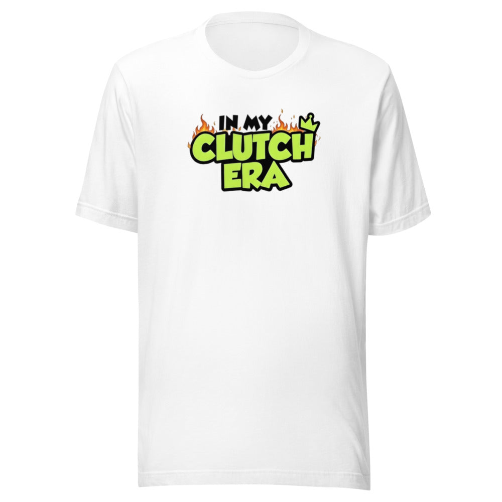 In My Clutch Era flame meme sports fan graphic t-shirt funny tee ClutchMemes