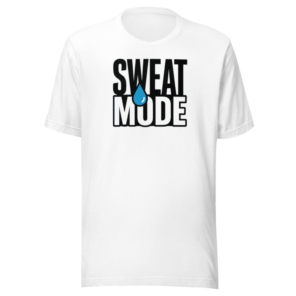 Sweat Mode bold minimal sports meme gym athlete graphic t-shirt ClutchMemes